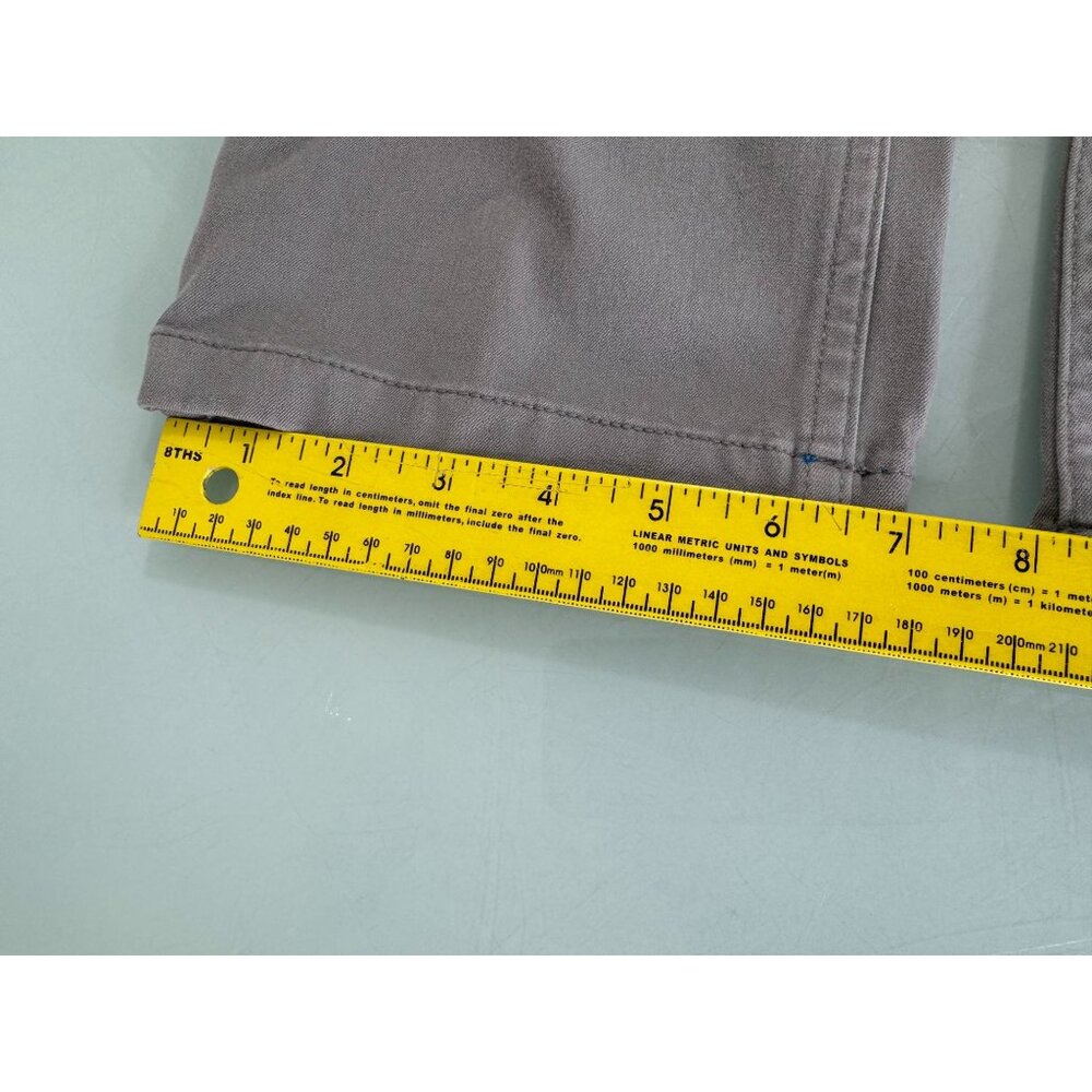 Mugsy Damens Pants Mens 34X32 Chino Stretch Comfort Gray Casual Golf - Picture 12 of 12